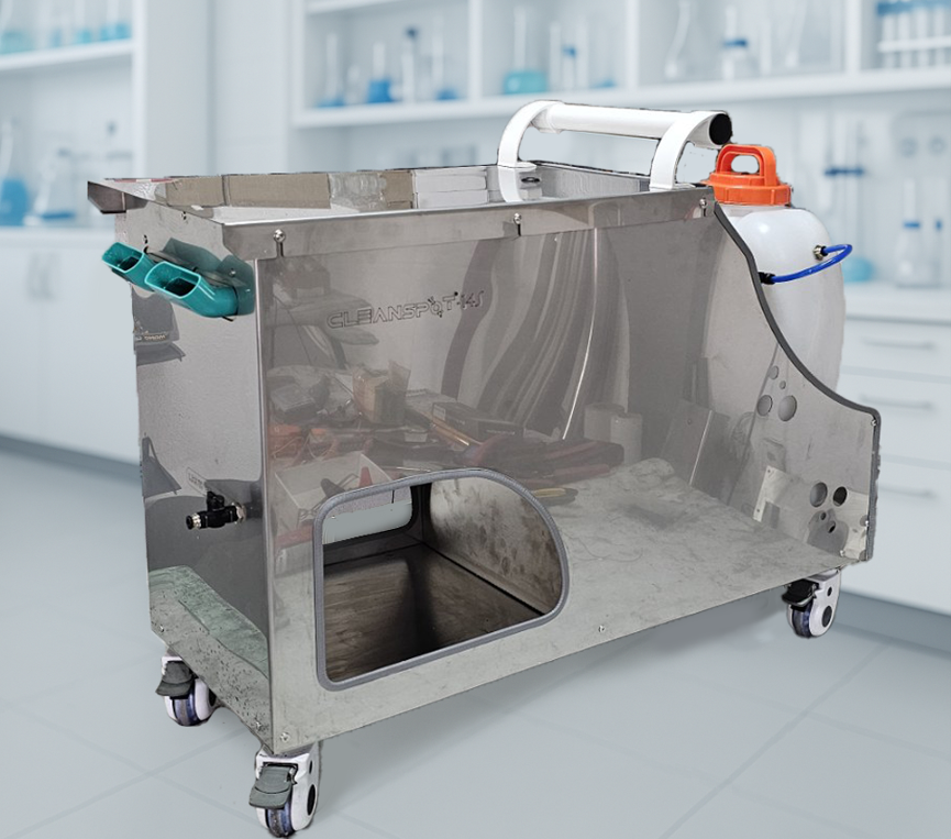 Mobile disinfection and UVC system with hydrogen peroxide fogging