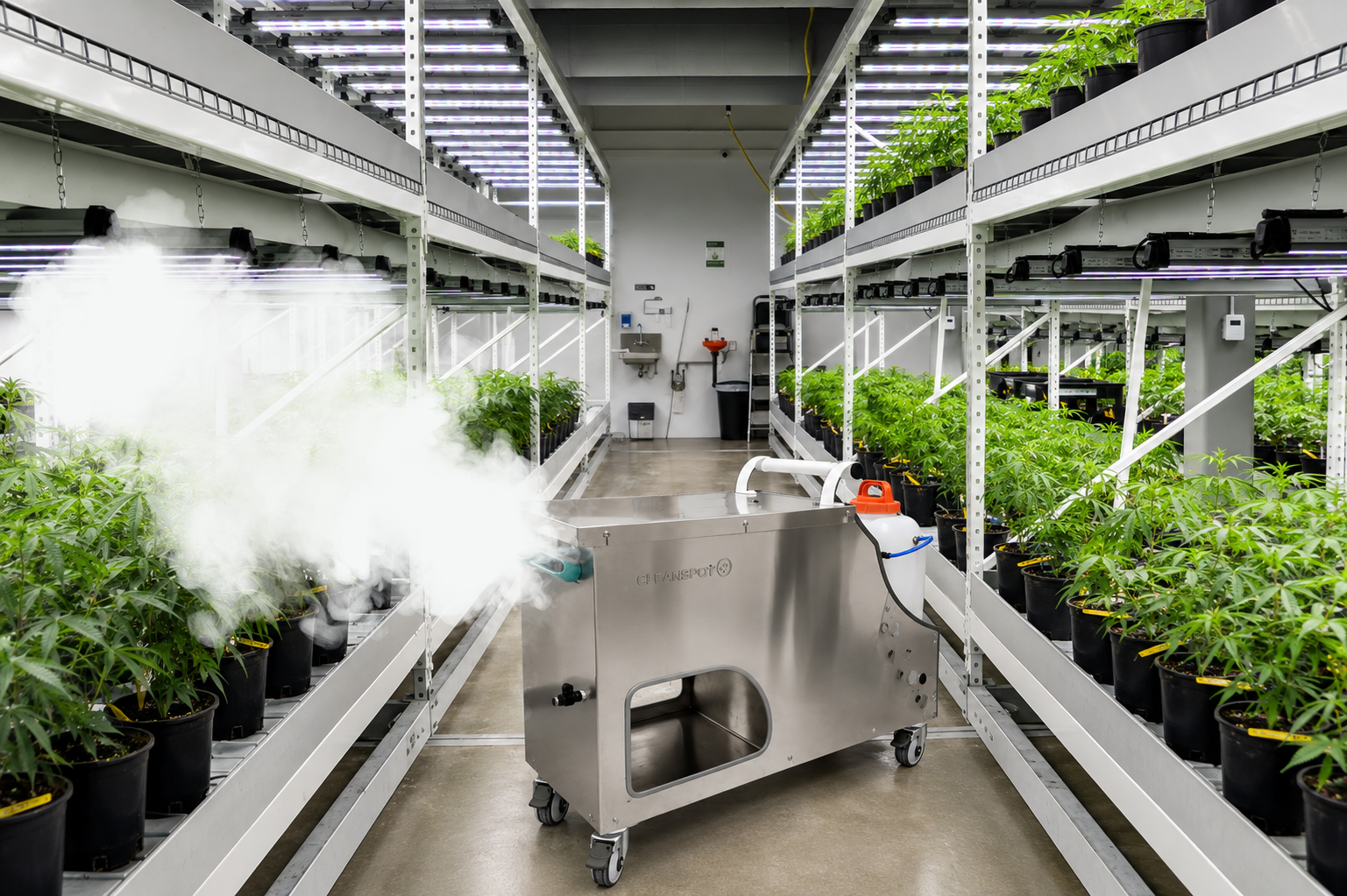 CleanSPOT ultrasonic fogging equipment for professional disinfection